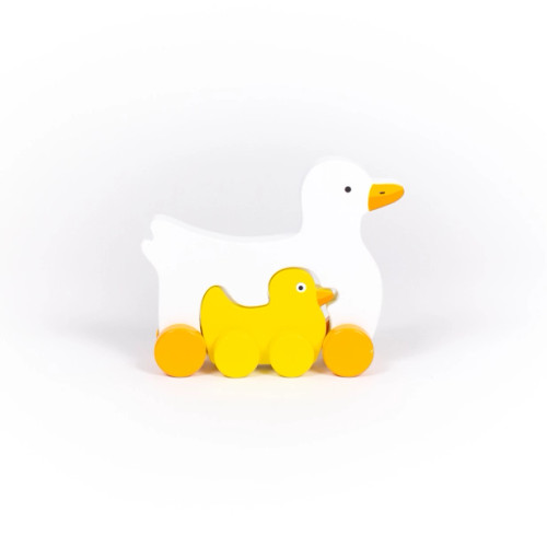 Big & Little Duck Push Toy | Jack Rabbit Creations