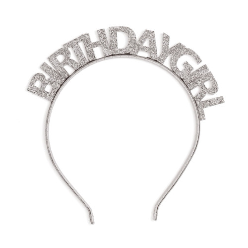 Silver Birthday Girl Headband | Sweet Wink