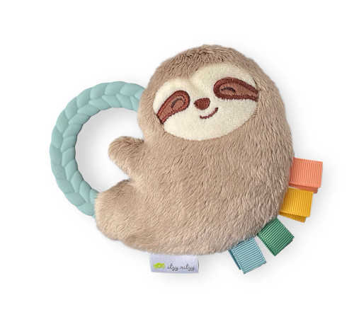 Ritzy Rattle Pal Plush Rattle With Teether | Sloth | Itzy Ritzy