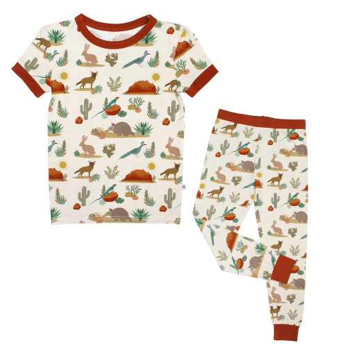 Desert Friends Western Bamboo Kids Pajamas | Emerson and Friends