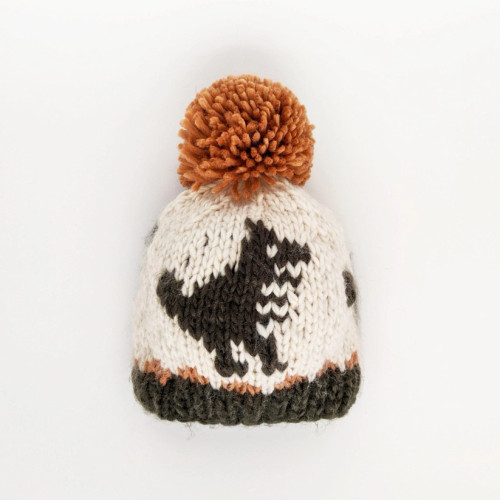 T-rex Loden Knit Beanie Hat | Huggalugs