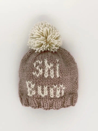 Ski Bum Pebble Beanie Hat | Huggalugs