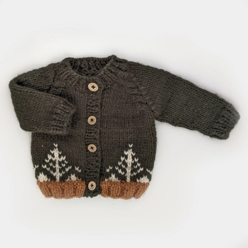 Forest Loden Cardigan Sweater | Huggalugs