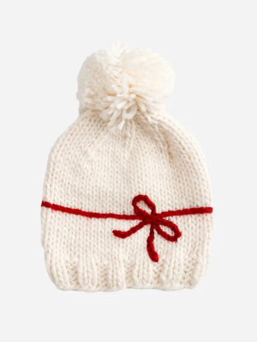 Present Hat, Cream/Red | The Blueberry Hill