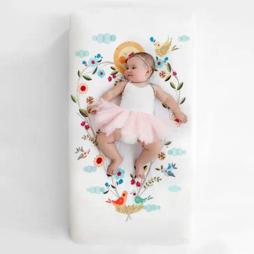 Love Blooms Standard Size Crib Sheet | Rookie Humans