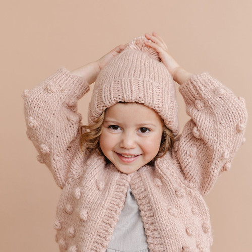  Classic Pom Hat | Blush | The Blueberry Hill