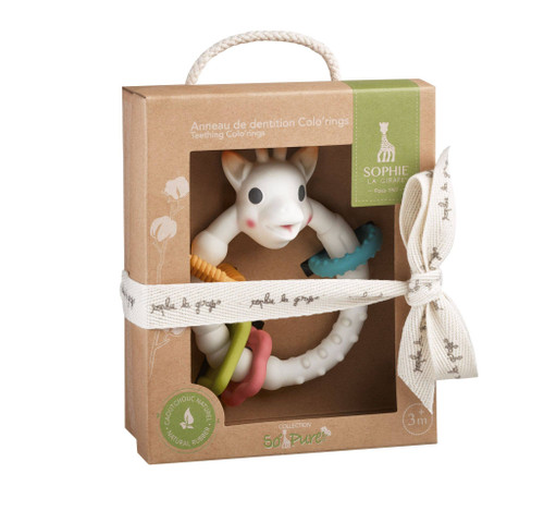 The Sophie la Girafe So' Pure Bath Toy is designed for durability and longevity. Easy to clean and maintain, this toy promises to be a bath time favorite for years to come.