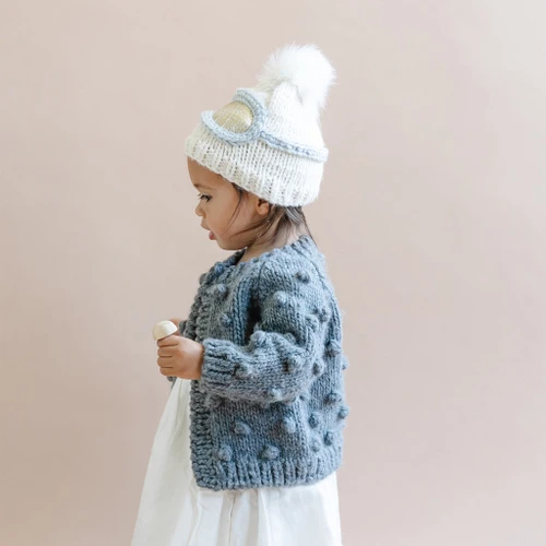  Ski Goggles Beanie | Cream | The Blueberry Hill