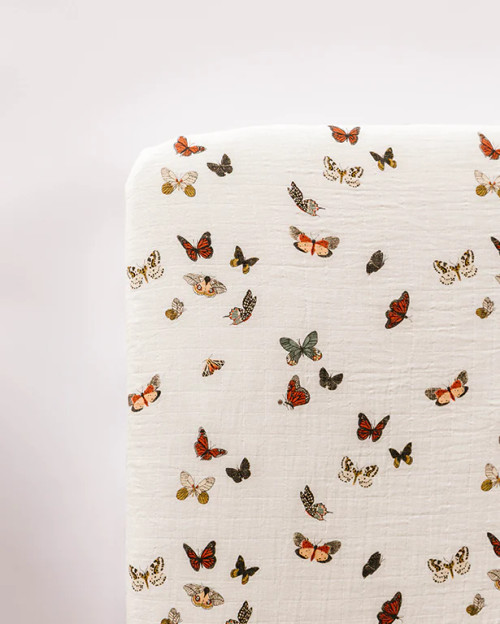  Butterfly Migration Crib Sheet | Clementine Kids