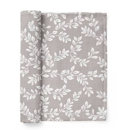 Swaddle Leafy Sprig Gray | Mini Wander