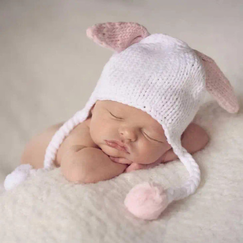 Hugbunny Pink Beanie Hat for Babies, Toddlers & Kids | Huggalugs
