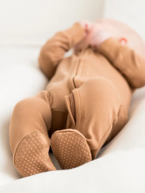 Peyton Zipper Sleeper | Ginger | Colored Organics