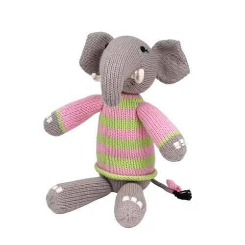 Elephant in Sweater | Pink | Melange Collection