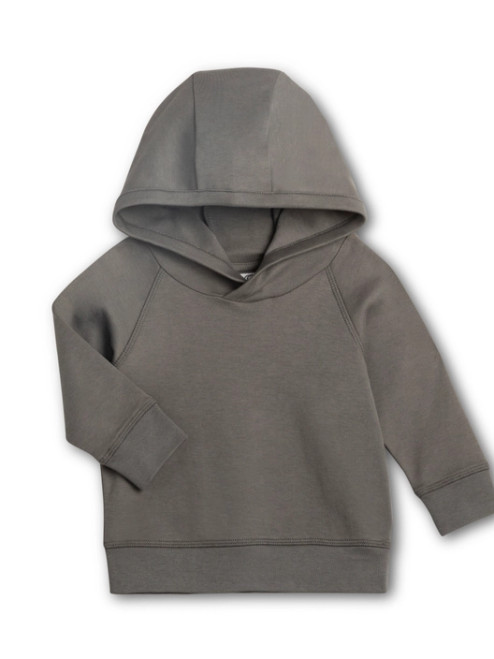 Madison Hooded Pullover | Pewter | Colored Organics