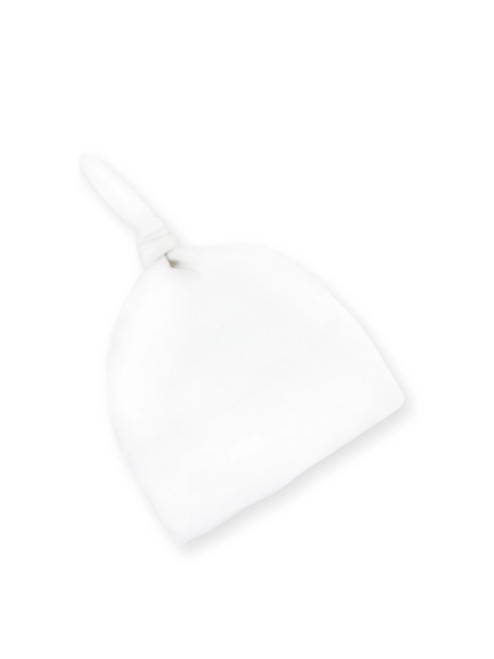  Knotted Hat | White | Colored Organics