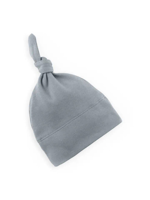 Ribbed Knotted Hat | Heather Gray | Colored Organics