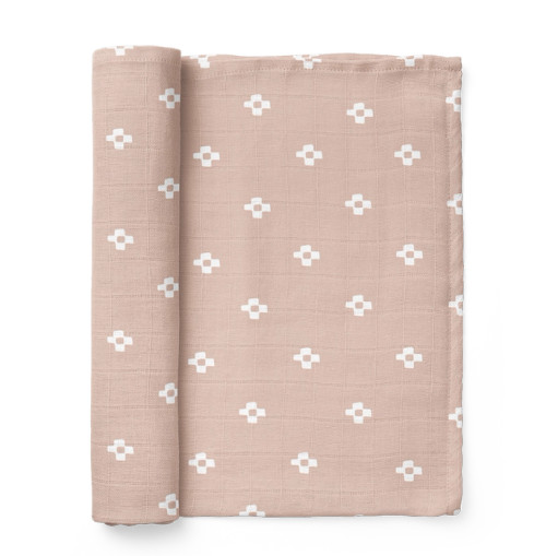 Boho Square Pink Sand Swaddle | Mini Wander