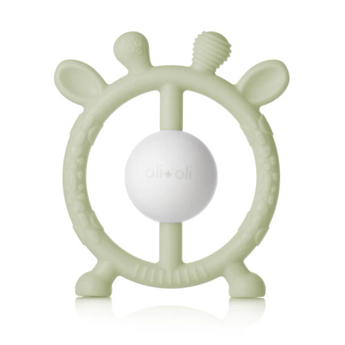 Giraffe Teether and Rattle | Sage| Ali Oli
