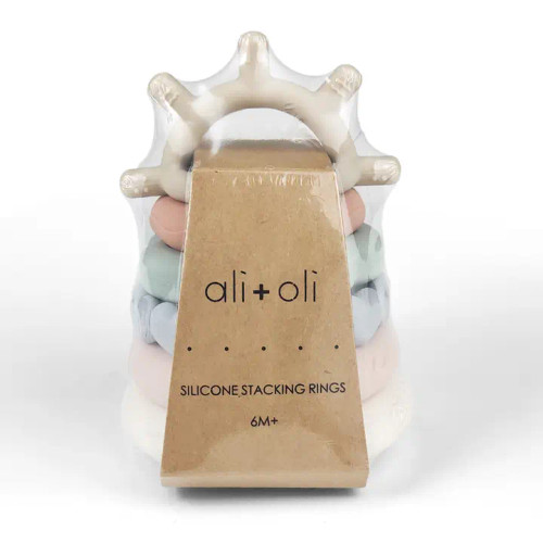 This Ali + Oli stacking tower is designed to withstand everyday use and provide endless hours of entertainment.