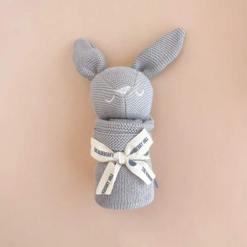Bunny Lovey | Grey | The Blueberry Hill