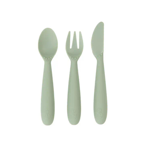 Happy Utensils | Sage | ezpz