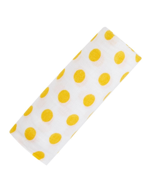 Malabar Baby Organic Muslin Swaddle - Saffron
