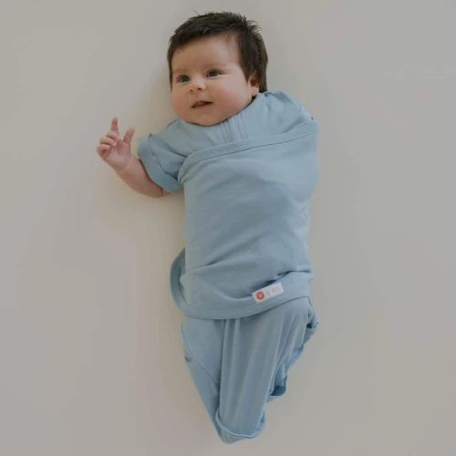 Transitional Swaddle Wrap | Swaddle Sack | Sky