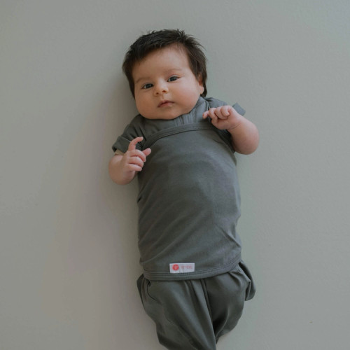 Transitional Swaddle Wrap | Swaddle Sack | Charcoal