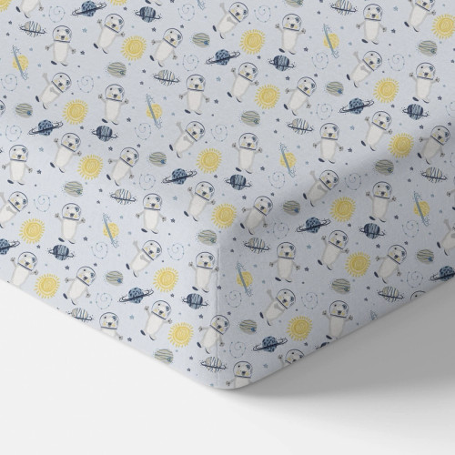 Organic Crib Sheet | Space Bears | Norani