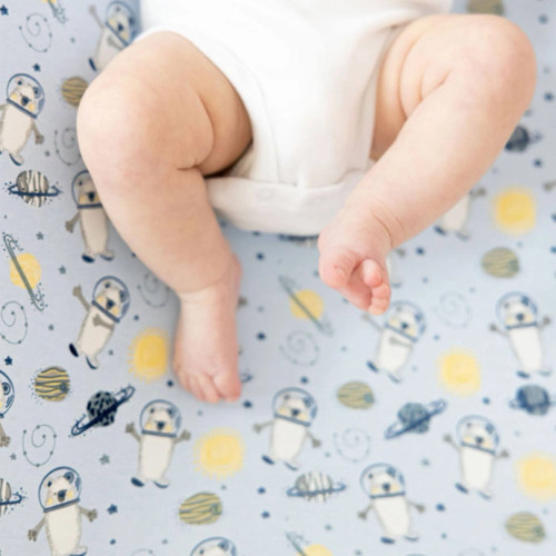 Organic Changing Pad Cover | Space Bears | Norani