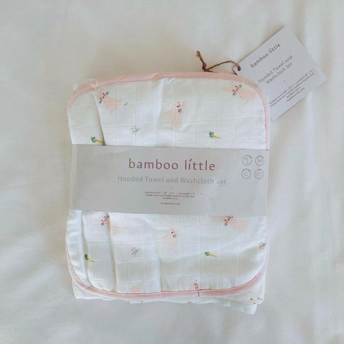 Bunny Hooded Towel Set | Bamboo Little