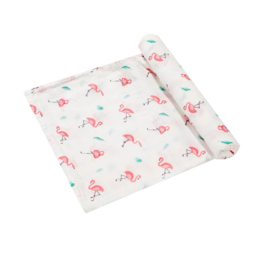 Flamingo Swaddle | Bamboo Little