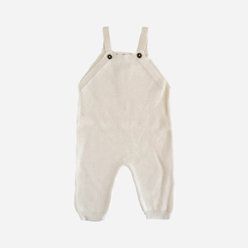 Hand Knit Romper | Cream |The Blueberry Hill
