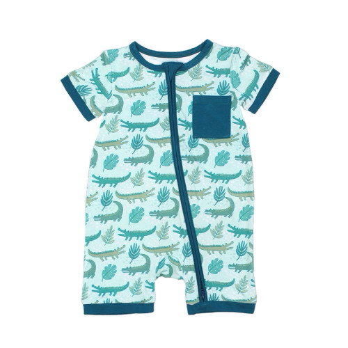 Later Gator Bamboo Baby Shortie Romper | Emerson and Friends