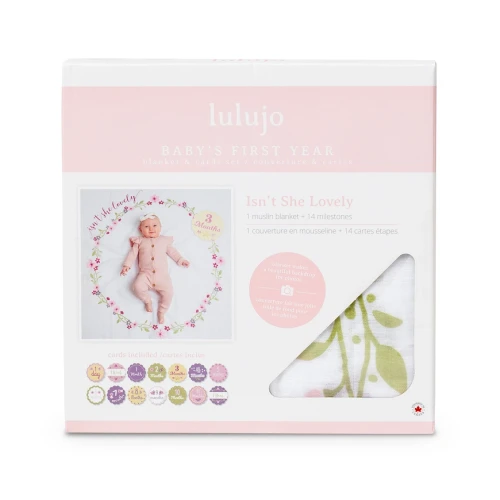 Isn't She Lovely - Milestone Blanket | Lulujo