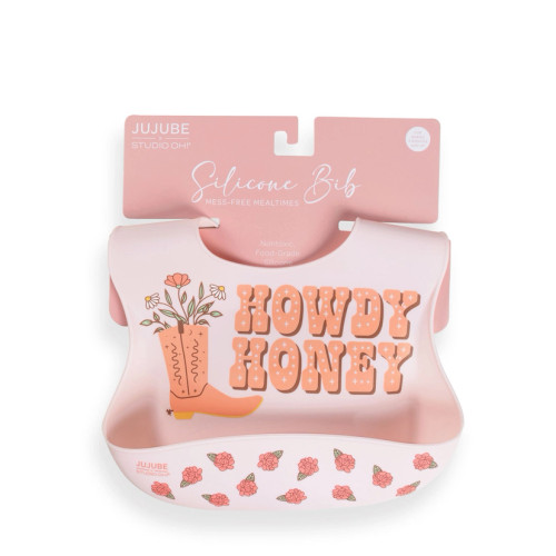 JUJUBE Silicone Bib - Bloomin' Boot | JuJuBe
