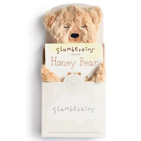 The Gratitude - Honey Bear Kin by Slumberkins is the perfect blend of comfort and learning, designed to nurture your child's emotional development.