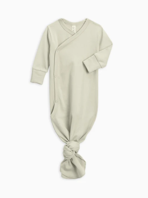 Indy Kimono Gown - Mint from Colored Organics, perfect newborn baby shower gift.