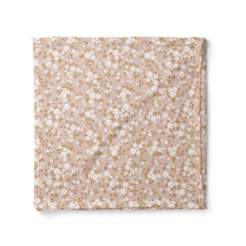 Swaddle Whimsy Floral Peach | The Mini Scout