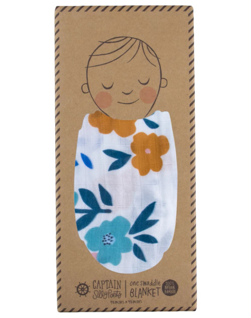 Wrap your little one in the gentle embrace of our Floral Summer Flowers Soft Swaddle.
