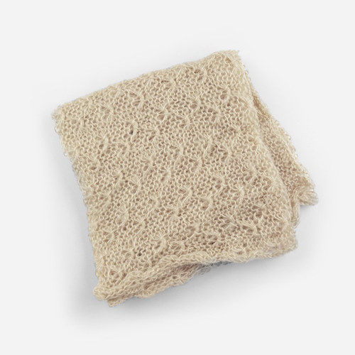 Mohair Knit Wrap | Tan | The Blueberry Hill 