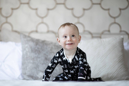 Bamboo Footed Sleeper | Kitties | Peregrine Kids