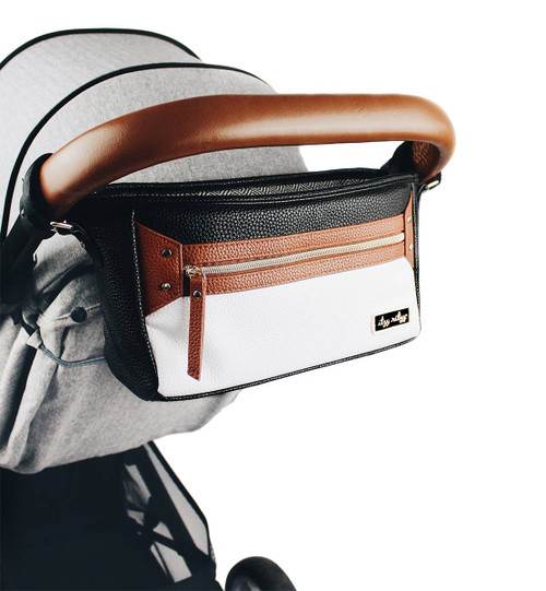 Stroller Caddy | Handy Stroller Storage | Coffee & Cream | Itzy Ritzy