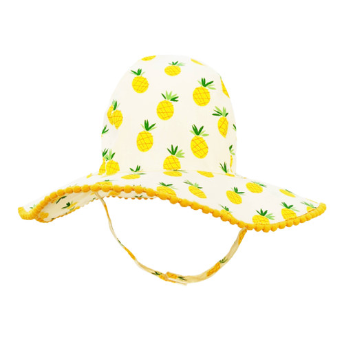  Pineapple Sunhat UPF 25+ for Babies & Toddlers | Huggalugs