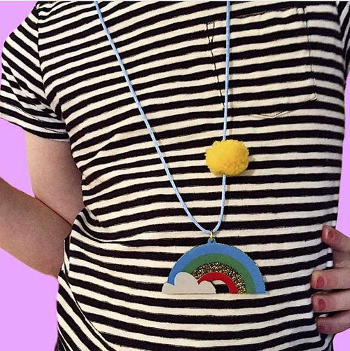  Rainbows are Awesome Necklace | Gunner & Lux