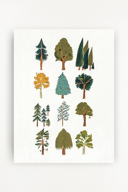 Forest Trees Art Print | Clementine Kids