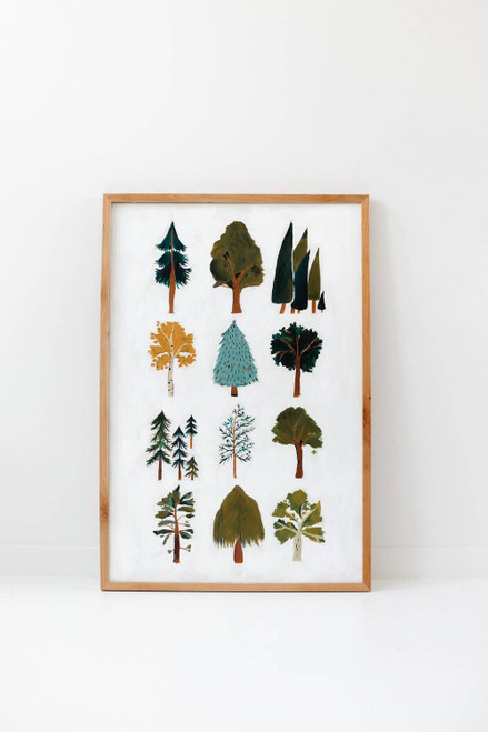 Forest Trees Art Print | Clementine Kids