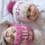 XOXO Valentine's Day Hand Knit Beanie Hat | Huggalugs