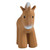 Organic Natural Rubber Rattle, Teether & Bath Toy | Horse | Tikiri Toys