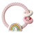 Ritzy Rattle with Teething Rings | Rainbow | Itzy Ritzy